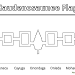 Coloring Page: Haudenosaunee Flag