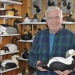 Bill (Dick) Hollis in his decoy workshop
