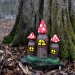 Find this home by the beaver lodge at the Nicandri Nature Center Fairy house at the Nicandri Nature Center